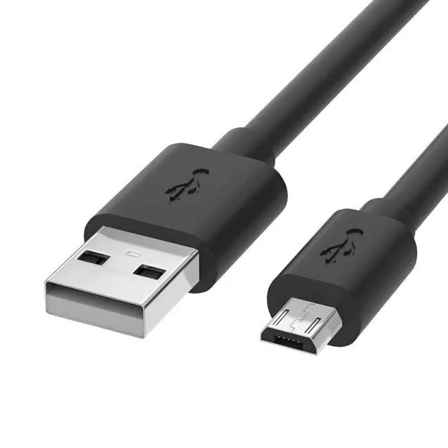 Cable USB A a MICRO USB V8 - color negro. 1 metro de largo. Alta resistencia de materiales y carga rápida DB-G-USBMN Cable USB A a MICRO USB V8 - color negro. 1 metro de largo. Alta resistencia de materiales y carga rápida DB-G-USBMN